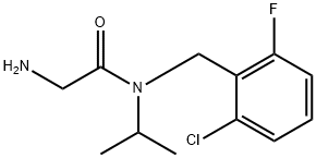 2-AMino-N-(2-chloro-6-fluoro-benzyl)-N-isopropyl-acetaMide Struktur