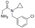 2-AMino-N-(3-chloro-benzyl)-N-cyclopropyl-acetaMide Struktur