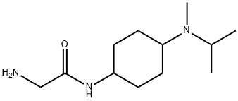 2-AMino-N-[4-(isopropyl-Methyl-aMino)-cyclohexyl]-acetaMide Struktur