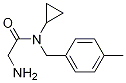 2-AMino-N-cyclopropyl-N-(4-Methyl-benzyl)-acetaMide Struktur