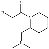 2-Chloro-1-(2-diMethylaMinoMethyl-piperidin-1-yl)-ethanone Struktur