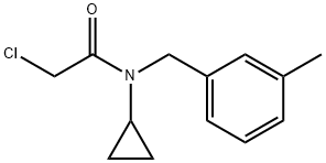 2-Chloro-N-cyclopropyl-N-(3-Methyl-benzyl)-acetaMide Struktur