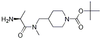 4-{[((S)-2-AMino-propionyl)-Methyl-aMino]-Methyl}-piperidine-1-carboxylic acid tert-butyl ester Struktur