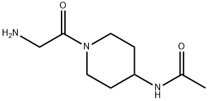 N-[1-(2-AMino-acetyl)-piperidin-4-yl]-acetaMide Struktur