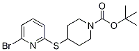 4-(6-BroMo-pyridin-2-ylsulfanyl)-pi
peridine-1-carboxylic acid tert-but
yl ester Struktur