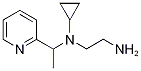 N*1*-Cyclopropyl-N*1*-(1-pyridin-2-yl-ethyl)-ethane-1,2-diaMine Struktur