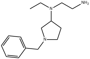 N*1*-(1-Benzyl-pyrrolidin-3-yl)-N*1*-ethyl-ethane-1,2-diaMine Struktur