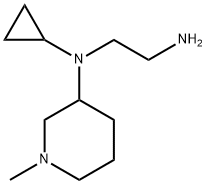 N*1*-Cyclopropyl-N*1*-(1-Methyl-piperidin-3-yl)-ethane-1,2-diaMine Struktur