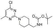 [1-(4-Chloro-6-Methyl-pyriMidin-2-yl)-piperidin-4-ylMethyl]-carbaMic acid tert-butyl este Struktur