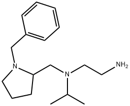 N*1*-(1-Benzyl-pyrrolidin-2-ylMethyl)-N*1*-isopropyl-ethane-1,2-diaMine Struktur