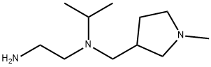 N*1*-Isopropyl-N*1*-(1-Methyl-pyrrolidin-3-ylMethyl)-ethane-1,2-diaMine Struktur