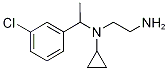 N*1*-[1-(3-Chloro-phenyl)-ethyl]-N*1*-cyclopropyl-ethane-1,2-diaMine Struktur