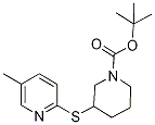 3-(5-Methyl-pyridin-2-ylsulfanyl)-p
iperidine-1-carboxylic acid tert-bu
tyl ester Struktur