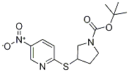 3-(5-Nitro-pyridin-2-ylsulfanyl)-py
rrolidine-1-carboxylic acid tert-bu
tyl ester Struktur