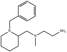 N*1*-(1-Benzyl-piperidin-2-ylMethyl)-N*1*-Methyl-ethane-1,2-diaMine Struktur