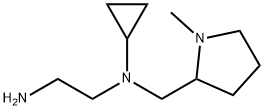 N*1*-Cyclopropyl-N*1*-(1-Methyl-pyrrolidin-2-ylMethyl)-ethane-1,2-diaMine Struktur