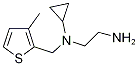 N*1*-Cyclopropyl-N*1*-(3-Methyl-thiophen-2-ylMethyl)-ethane-1,2-diaMine Struktur