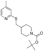 4-(4-Methyl-pyridin-2-ylsulfanylMet
hyl)-piperidine-1-carboxylic acid t
ert-butyl ester Struktur