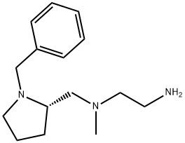 N*1*-((S)-1-Benzyl-pyrrolidin-2-ylMethyl)-N*1*-Methyl-ethane-1,2-diaMine Struktur