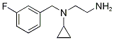 N*1*-Cyclopropyl-N*1*-(3-fluoro-benzyl)-ethane-1,2-diaMine Struktur