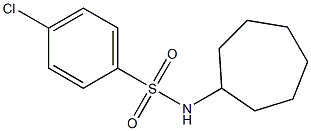 4-chloro-N-cycloheptylbenzenesulfonamide Struktur