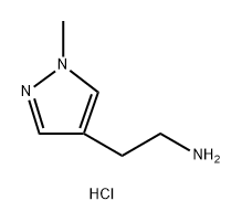 2-(1-methyl-1H-pyrazol-4-yl)ethanaminehydrochloride Structure