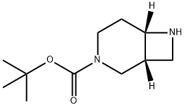 (1R,6S)-3-Boc-3,7-diazabicyclo[4.2.0]octane Struktur