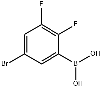 5-Bromo-2,3-difluorophenylboronic acid Struktur