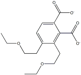 Bis(2-ethoxyethyl)phthalate Solution Struktur