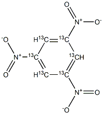 1.3.5-Trinitrobenzene (13C6) Solution Struktur