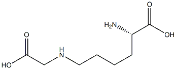 L-LYSINE, NE-CARBOXYMETHYL Struktur