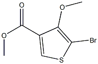 Methyl 5-broMo-4-Methoxythiophene-3-carboxylate Struktur