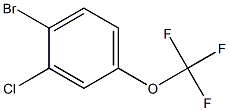 3-Chloro-4-broMo(trifluoroMethoxy)benzene Struktur