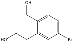 2-[5-broMo-2-(hydroxyMethyl)phenyl]ethan-1-ol Struktur