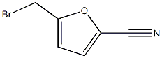 5-(broMoMethyl)furan-2-carbonitrile Struktur