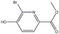 6-BroMo-5-hydroxy-pyridine-2-carboxylic acid Methyl ester Struktur