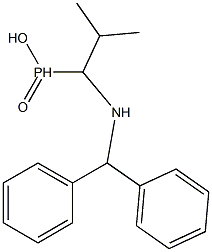 (1-(benzhydrylaMino)-2-Methylpropyl)phosphinic acid Struktur