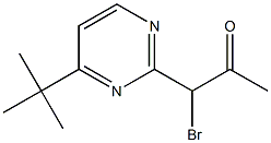 1-broMo-1-(4-(tert-butyl)pyriMidin-2-yl)propan-2-one Struktur