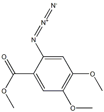 Methyl 2-azido-4,5-diMethoxybenzoate Struktur