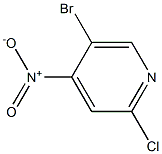 Pyridine, 5-broMo-2-chloro-4-nitro- Struktur