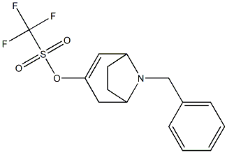 8-Benzyl-3-(trifluoroMethylsulfonyloxy)-8-azabicyclo[3.2.1]octene Struktur