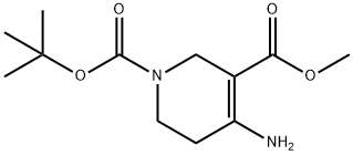 1-tert-Butyl 3-Methyl 4-aMino-5,6-dihydropyridine-1,3(2H)- dicarboxylate Struktur