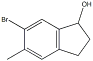 6-BroMo-2,3-dihydro-5-Methyl-1H-inden-1-ol Struktur