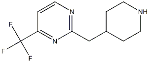 2-Piperidin-4-ylMethyl-4-trifluoroMethyl-pyriMidine Struktur