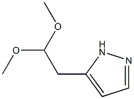 5-(2,2-DiMethoxy-ethyl)-1H-pyrazole Struktur