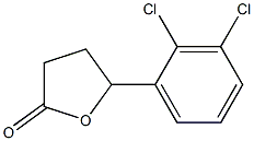 5-(2,3-Dichlorophenyl)dihydro-2(3H)-furanone Struktur