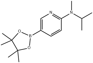 N-isopropyl-N-Methyl-5-(4,4,5,5-tetraMethyl-1,3,2-dioxaborolan-2-yl)pyridin-2-aMine Struktur