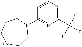 1-(6-TrifluoroMethyl-2-pyridyl)-1,4-diazepane, 95% Struktur