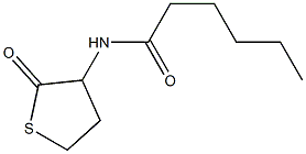 N-(2-oxotetrahydrothiophen-3-yl)hexanaMide Struktur