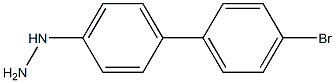 4-broMo-4'-hydrazinobiphenyl Struktur